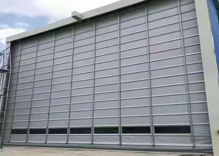 双层柔性堆积大门